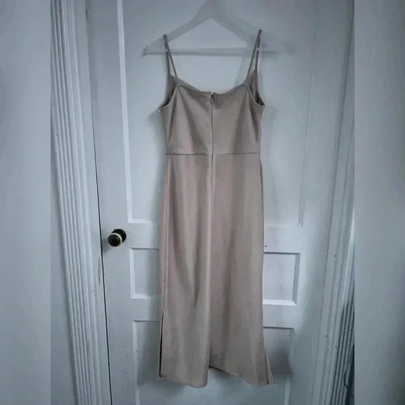 Sachin + Babi Slip Cowl Neck Nude Dress (Bridesmaid) LIKE NEW - Picture 2 of 5
